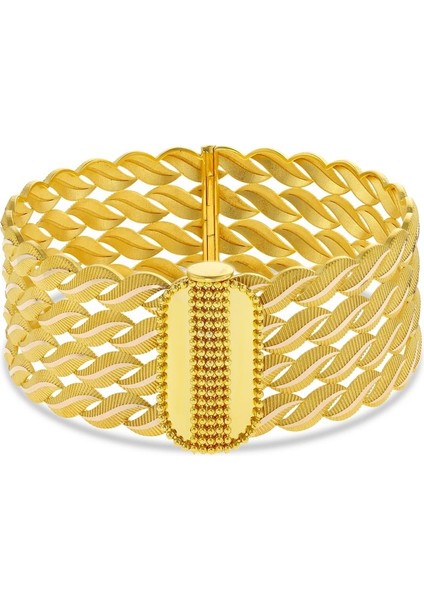 Altın Kelepçe Bilezik - 14K