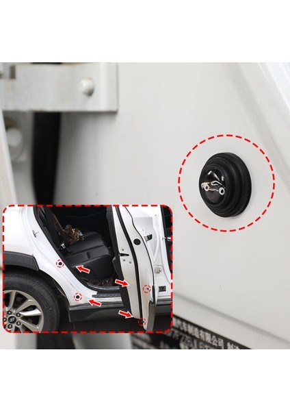 Araba Kapı Ses ve Darbe Emici Pad 10 Adet Siyah (4490) fiyatları