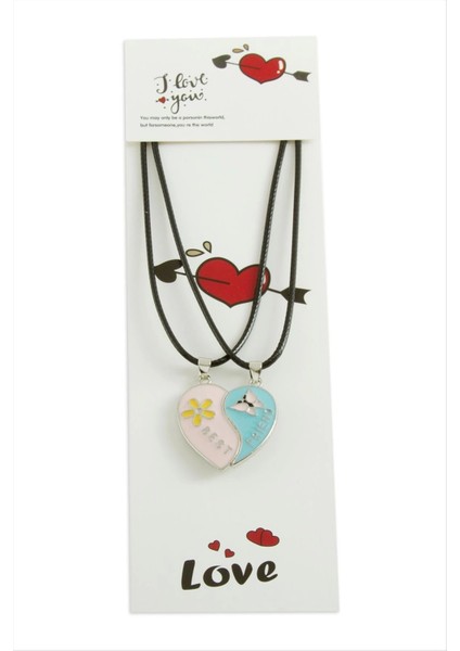 Kalp Arkadaşlık Kolyesi (Çift Kolye) fiyatları