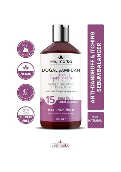 Yeşilmarka Doğal Şampuan - Kepekli Saçlar Için modelleri