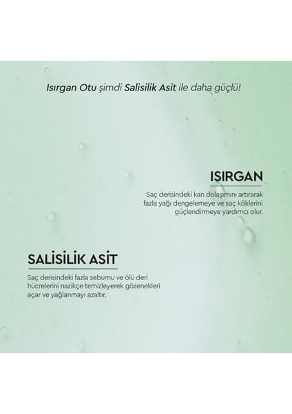 Otacı Botanics Yağlanma Karşıtı Bakım - Isırgan Otu ve Salisilik Asit Içeren Bitkisel Şampuan