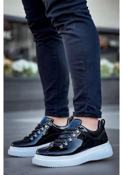 Kb-X4 Kuback Siyah Rugan Yüksek Taban Bağcıklı Günlük Erkek Ayakkabı fiyatları