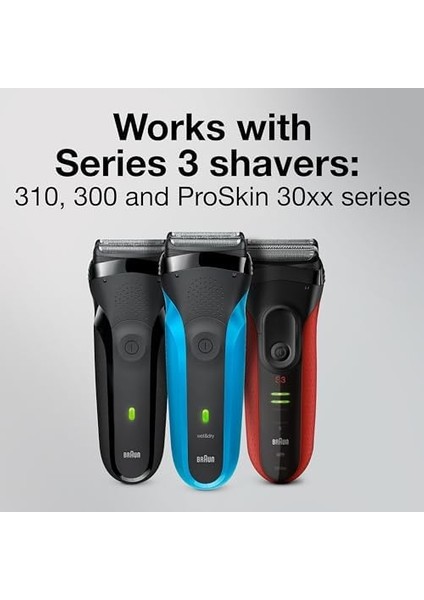 Braun 3 Serisi Tıraş Makinesi Yedek Başlığı 32B (Siyah) modelleri