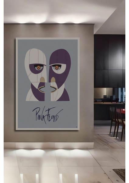 Pink Floyd Soyut Yüzler Dekoratif Ahşap Mdf Ev/işyeri Duvar Tablo Dikdörtgen Ev/işyeri Duvar Tablo