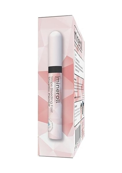 Mineroll Kalem Kan Taşı, Erkekler ve Kadınlar Için Ufak Jilet Kesikleri ve Manikür Pedikür Uygulamalarında Kanamayı Durdurur, 12 Adet