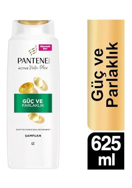 Pantene Güç ve Parlaklık Şampuan 625 ml modelleri
