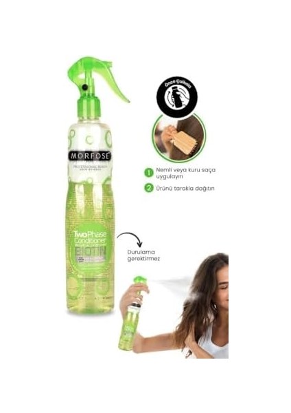Morfose Biotin Içerikli Fön Suyu Yeşil 400 ml modelleri