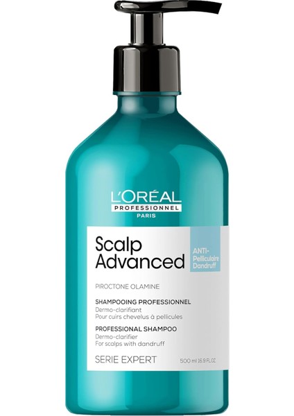 L'oréal Professionnel Paris Serie Expert Scalp Advanced Kepek Karşıtı Profesyonel Şampuan 500ML modelleri