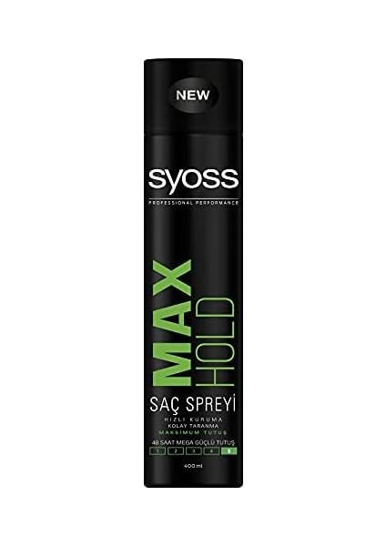 Syoss Styling Syoss Maksimum Tutuş Sprey, 400 ml