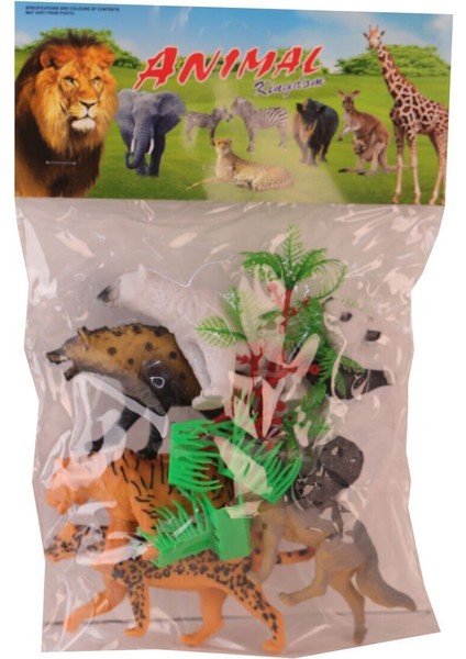 050-A27 PVC DE VAHŞİ HAYVANLAR SETİ 72