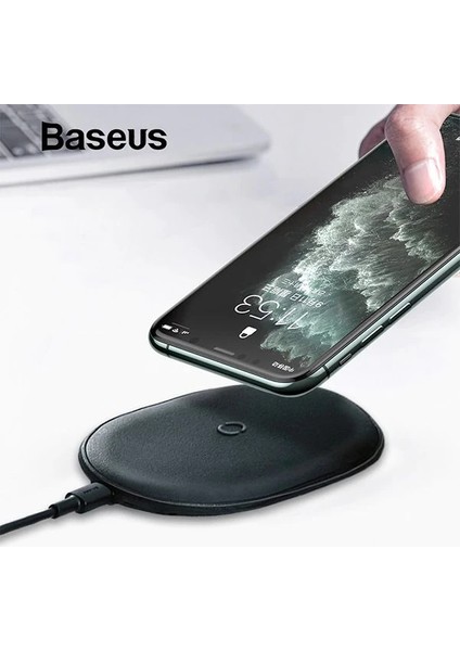 Baseus Cobble 15W Wireless Kablosuz Şarj Cihazı Iphone 12-11XS Max Xr 8-(5775) - A696H705-M10696