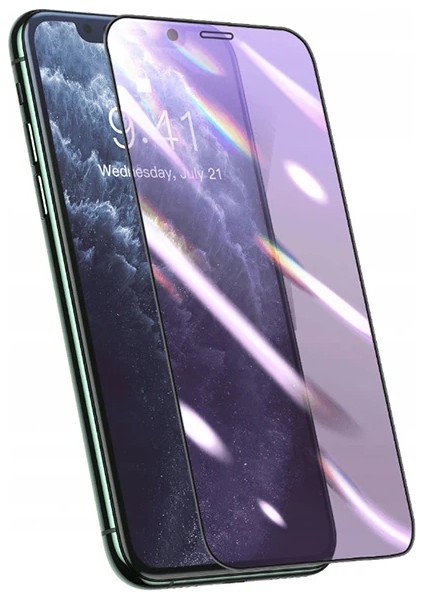 Baseus 0.25MM Iphone 11 Pro -Xs -X 3D Curved Full Anti Blue Ekran KORUYUCU-(5775) - A395H453-M8739