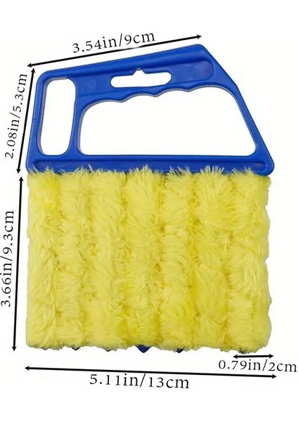 Panjur Temizleme Fırçası, 7 Çıkarılabilir ve Yıkanabilir Mikrofiber Kumaş Kılıflı indirimleri