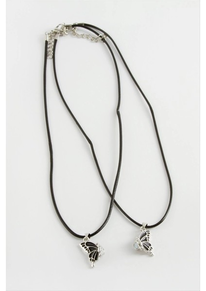 Kelebek Arkadaşlık Kolyesi (Çift Kolye)