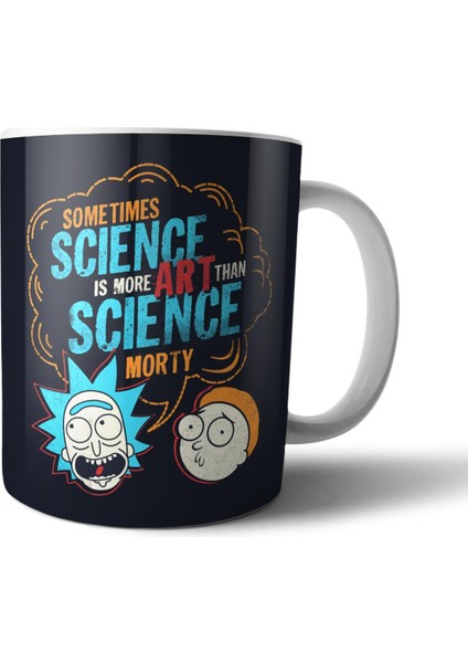 Rick And Morty Kupa Bardak Model 3