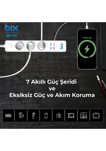 Vtn Bp-01 Wifi Yüksek Akım Korumalı Hızlı Şarj Özellikli Akıllı Priz fırsatları