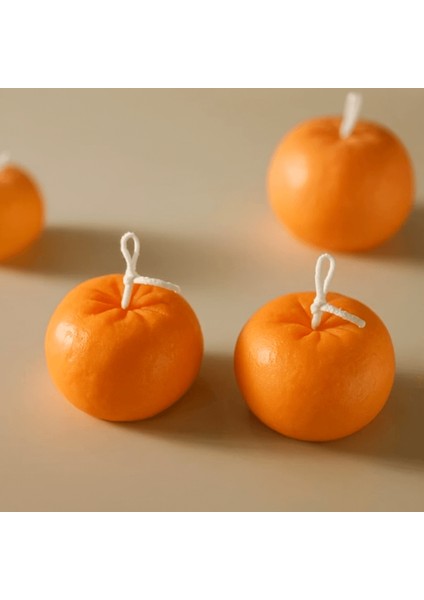 Dekoratif Mandalina Silikon Kalıbı – El Yapımı Ürünler Için