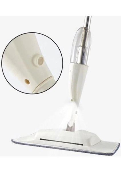 Pratik 360 Derece Dönen Ergonomik Sihirli Su Hazneli Spreyli Mop Paspas