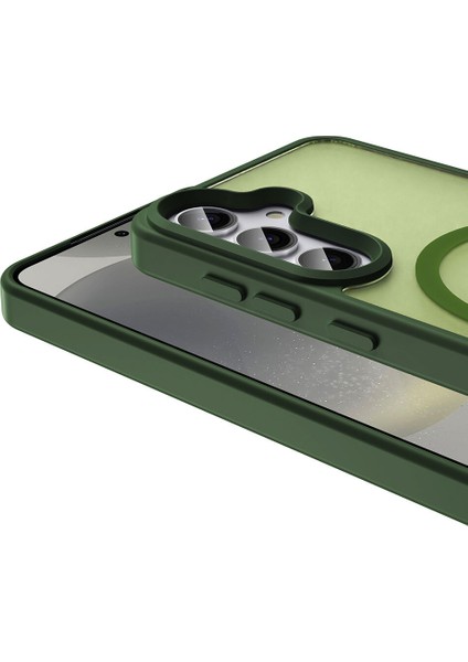 Galaxy S25 FE Kılıf M-safe Şarj Özellikli Mat Arka Yüzey Vendas Sio Kapak + Hayalet Cam Ekran Koruyucu fiyatları