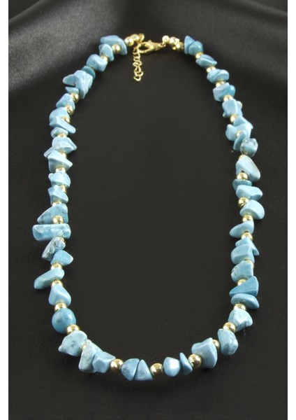 Akik Kırık Doğaltaş Kolye