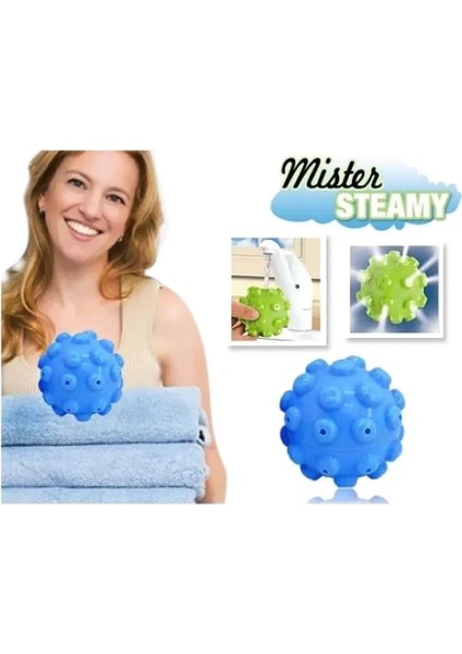 Steamy Buharlı Çamaşır Kurutma ve Ütü Topları (2'li)
