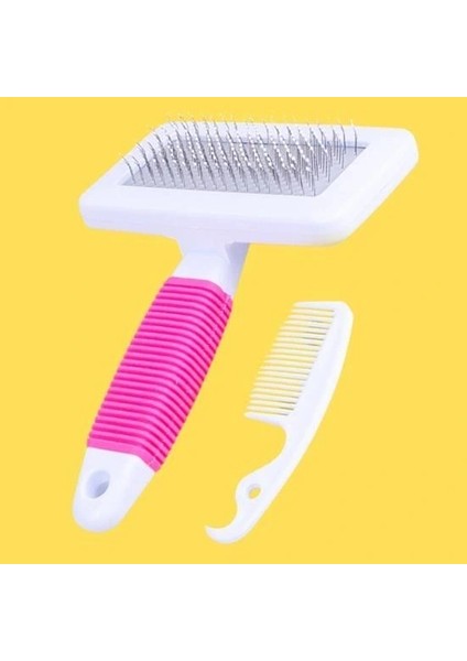 Buffer® Kedi Köpek Telli Küçük Boy Tüy Bakım Seti Evcil Hayvan Tarama Fırçası fırsatları