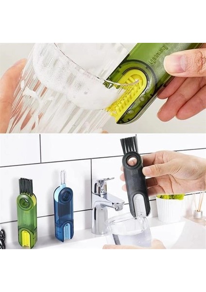 Buffer® 3 Fonksiyonlu Pratik Şişe Temizleme Fırçası Mutfak Banyo Araç Için Çok Amaçlı Fırça fiyatları