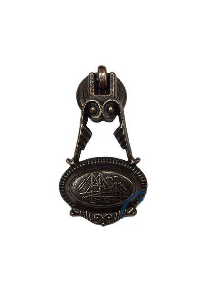 Dekoratif Zamak Sarkaç Küçük Kulp - 30X63MM, Eskitme, 75 Adet