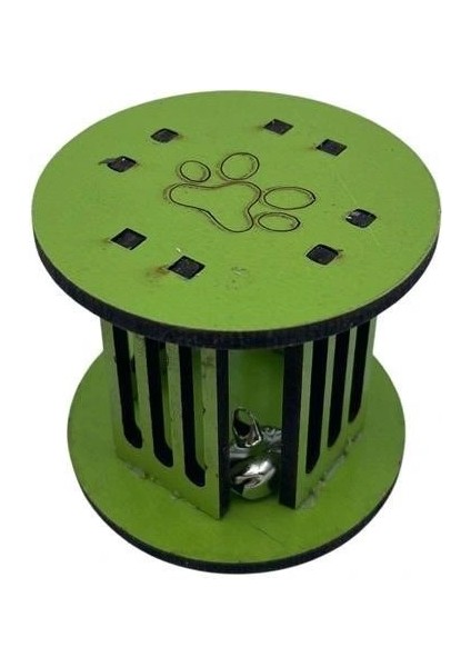 Buffer® Mini Silindir Eğlenceli Renkli Sağlam Küçük Pati Izi Şekilli Kedi Oyuncağı modelleri