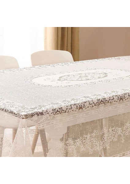 Soft Spets Masa Örtüsü - Ekru - 160X220 cm modelleri