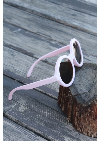 Pembe Renk Yuvarlak Iskandinav Çocuk Gözlüğü fiyatları