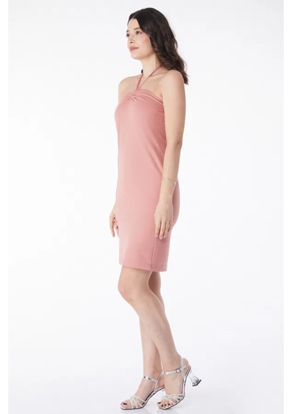 Bağcık Detaylı Abiye Elbise