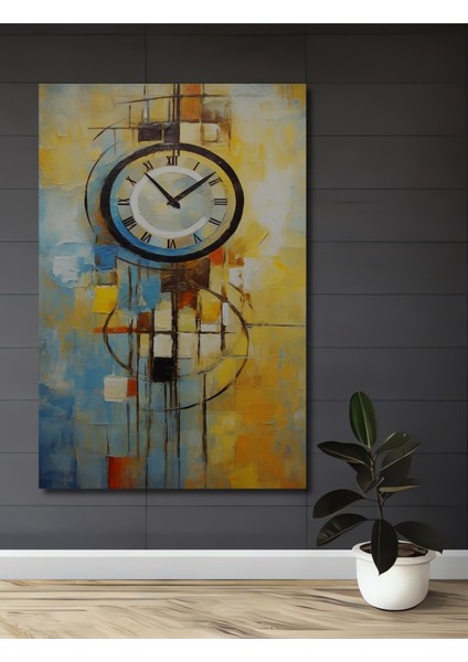 Soyut Sanat Zaman Ahşap Mdf Dekoratif Ev/işyeri Duvar Tablo Dikdörtgen Ev/işyeri Duvar Tablo