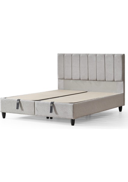 Manolya Çift Kişilik Full Ortopedik Antibakteriyel Yatak + Sandıklı Baza + Başlık 3 lü Set