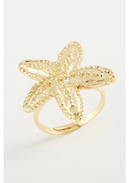 Deniz Yıldızı Metal Yüzük