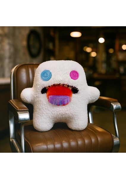 Kıllı Süper Yumuşak Zuru Fuggler Hairy Fuggs Peluş Oyuncak Oogah Boogah Rainbow Tongue 22CM