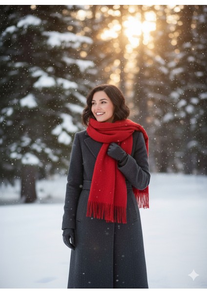 Kadın Kışlık Atkı Omuz Şal