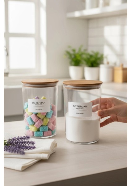 Ahşap Vakumlu Kapak Sert Plastik Çamaşır Deterjanı Kavanozu (Beyazlar ve Renkliler Için) fiyatları