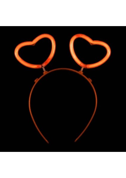 Glow Stick Karanlıkta Yanan Fosforlu Kalp Taç 12 Adet indirimleri