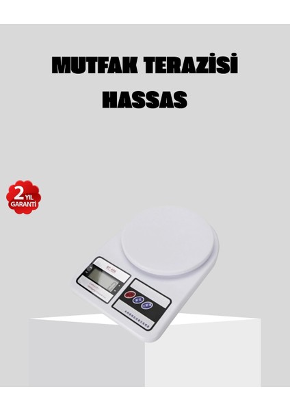 LCD Ekranlı Hassas Dijital Mutfak Terazisi – 5kg Kapasite, 1g Hassasiyet