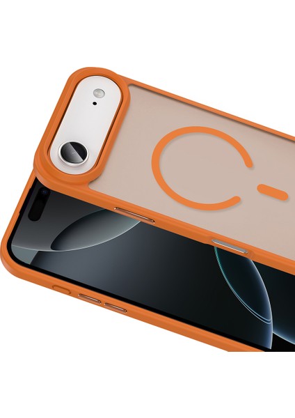 iPhone 17 Air Kılıf M-safe Şarj Özellikli Mat Arka Yüzey Vendas Sio Kapak + Hayalet Cam Ekran Koruyucu fiyatları