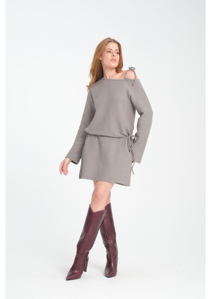 %100 Pamuk Diz Üstü Rahat Kesim Günlük Elbise fiyatları