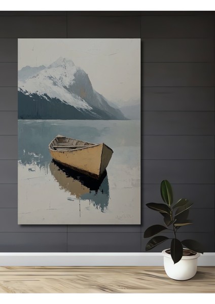 Dağların Sessizliği Dekoratif Ahşap Mdf Ev/işyeri Duvar Tablo Dikdörtgen Ev/işyeri Duvar Tablo