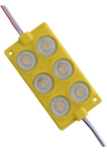 24 Volt 3 Watt Sarı 3030 Modül Led 75*40