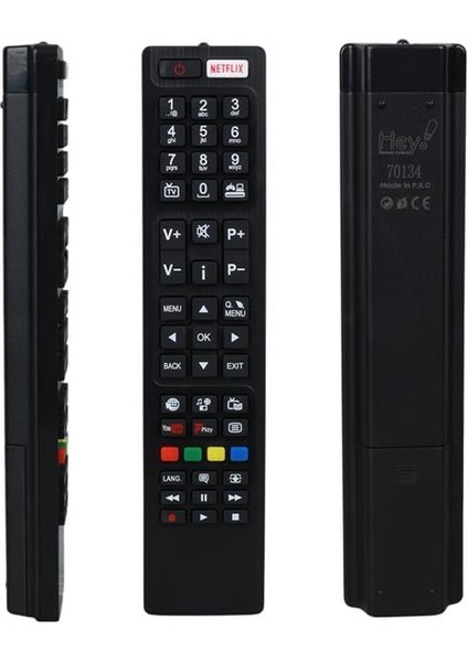 Hey Küçük Kalıp Vestel Netflix - Youtube - Play Tuşlu Lcd Led Tv Kumanda Rc4848f Rc5 30094759