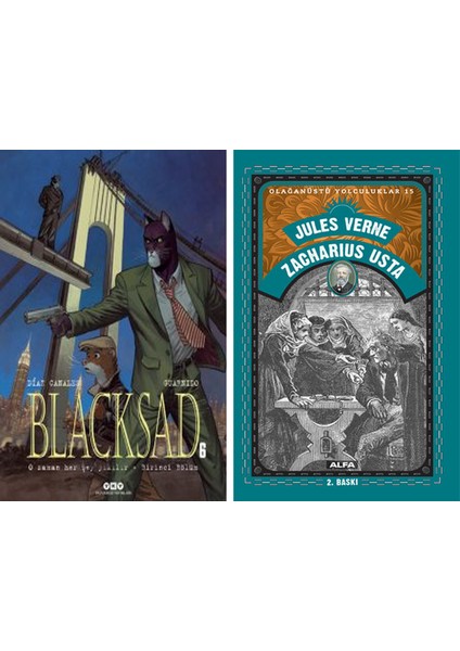 Blacksad 6 – O Zaman Her Şey Yıkılır – Birinci Bölüm + Zacharius Usta