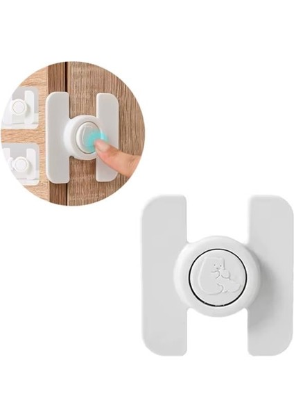 Sunup Sn-28751 Düğmeli Tip Dolap Ve Çekmece Çocuk Güvenlik Kilidi modelleri