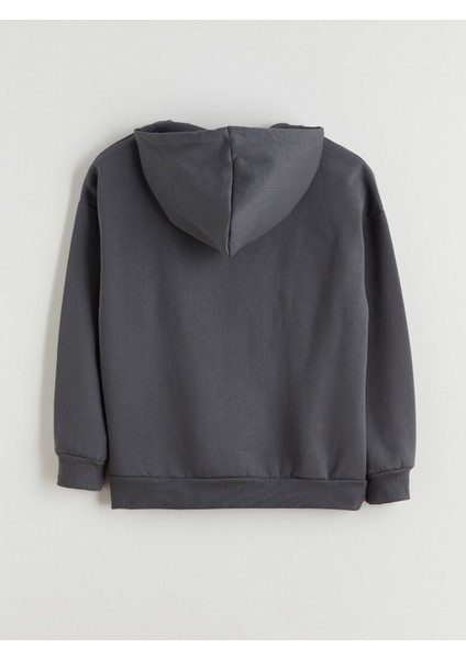 Yeni Sezon Stitch Baskılı Oversize Kadın Kalın Hoodie modelleri