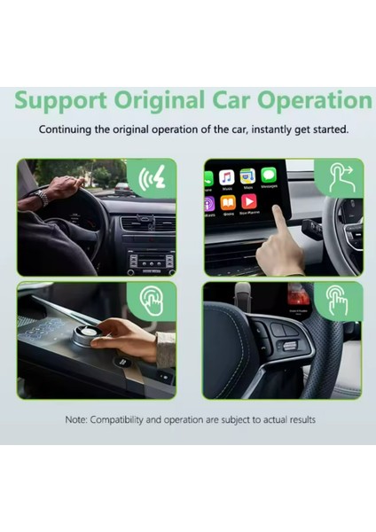 Carplay Type-C/usb Kablosuz Android Otomatik Akıllı Dongle 2'si 1 Arada Adaptör 5.8ghz Wifi