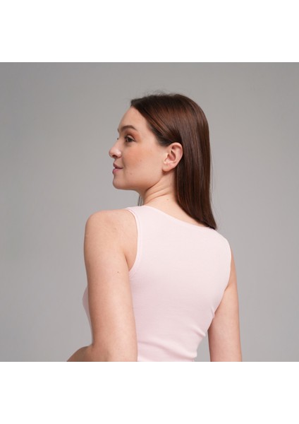 Ribbed Luxe U-Neck Tank Top modelleri